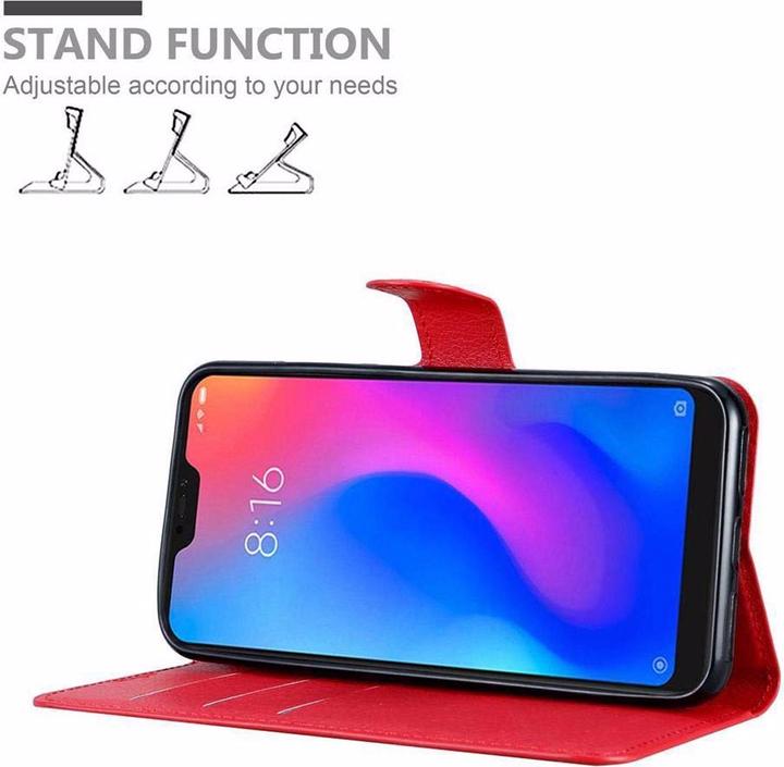 Image du produit Cadorabo Book avec fonction stand Cover (Xiaomi Redmi 6 Pro, Mi A2 lite)