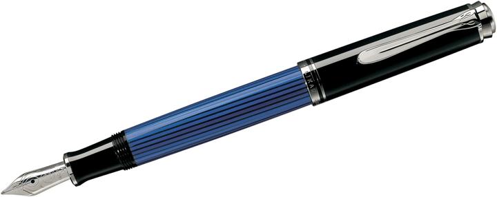 Image du produit Pelikan Stylo Plume M405 Noir-Bleu B Etui (Argent, Bleu, Noir, 1 x)