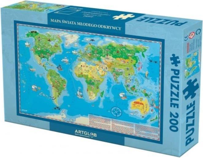 Artglob Puzzle 200 - The World of the Young Explorer (200 pieces)
