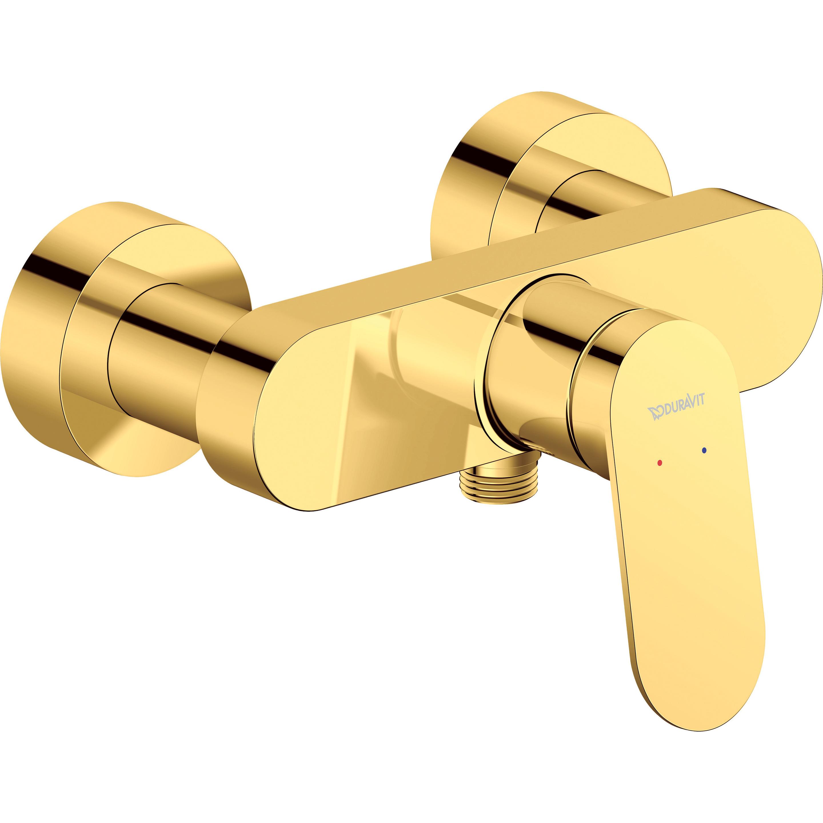 Duravit, Badarmatur, Wave Einhebel-Brausemischer Aufputz, Ausladung 78 mm, WA42300000