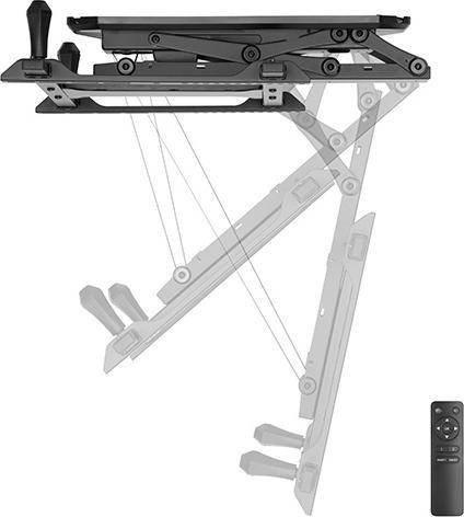 Produktbild Lakuda Motorisierte und klappbare TV-Deckenhalterung mit Fernbedienung, 35 kg. 32" - 70" (Decke, 35 kg, 32" - 70")
