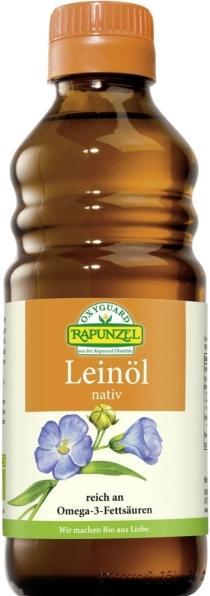 Actual product image Rapunzel Linseed oil native Oxyguard (250 ml)