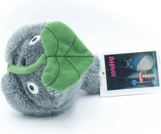 Produktbild Sun Arrow Mein Nachbar Totoro - Totoro mit Blatt (13 cm) - Plüschtier (13 cm)