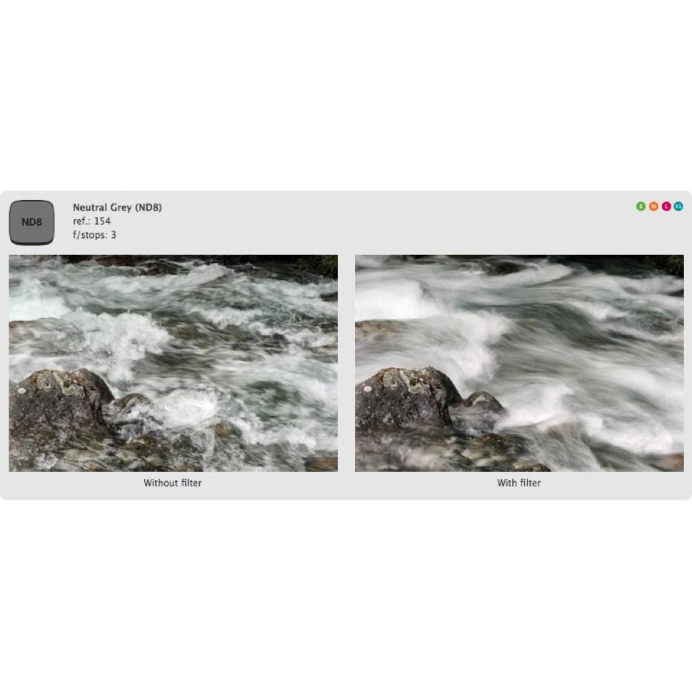 Thumbnail - Cokin Filter A154 ND 8 (67 mm, ND- / Graufilter), Objektivfilter, Grau