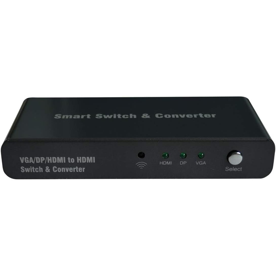 Roline Convertitore da HDMI/VGA/DP a HDMI, Switch box