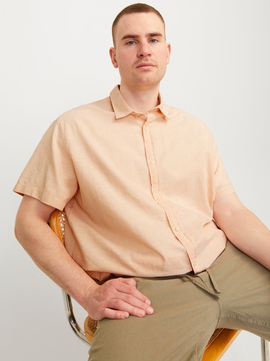 Immagine prodotto Jack & Jones Jjelinen Blend Shirt Ss Sn Pls (6XL)