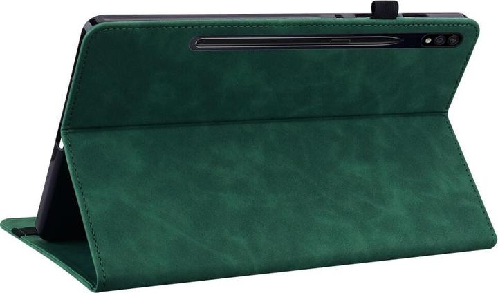 Produktbild Cover-Discount Galaxy Tab S9+ - Schutzhüllle mit Zipper Tasche grün (Galaxy Tab S9+, Galaxy Tab S10+, Galaxy Tab S9 FE)