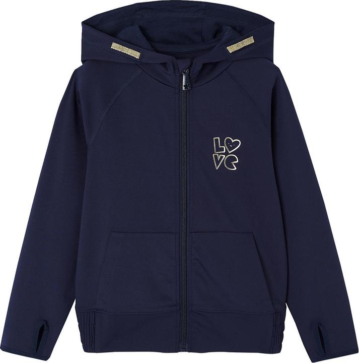 Actual product image Vertbaudet Mädchen Sport-Set: Kapuzensweatjacke & Leggings aus Funktionsmaterial (140)