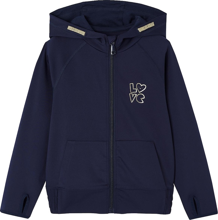 Actual product image Vertbaudet Mädchen Sport-Set: Kapuzensweatjacke & Leggings aus Funktionsmaterial (116)