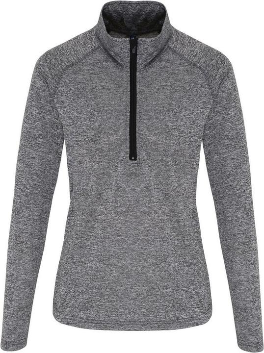Actual product image Tri Dri Performance long-sleeved shirt with zip up to the chest (XS)