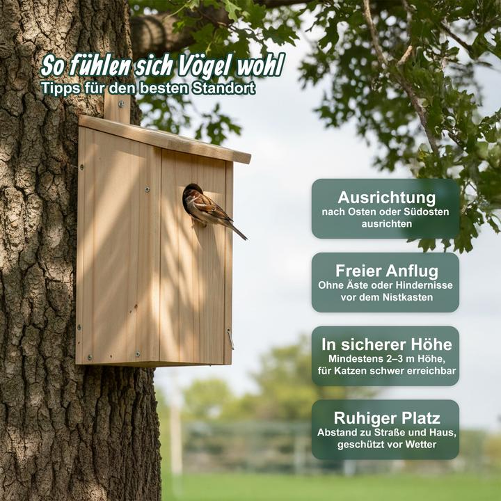 Produktbild Relaxdays 2x Nistkasten