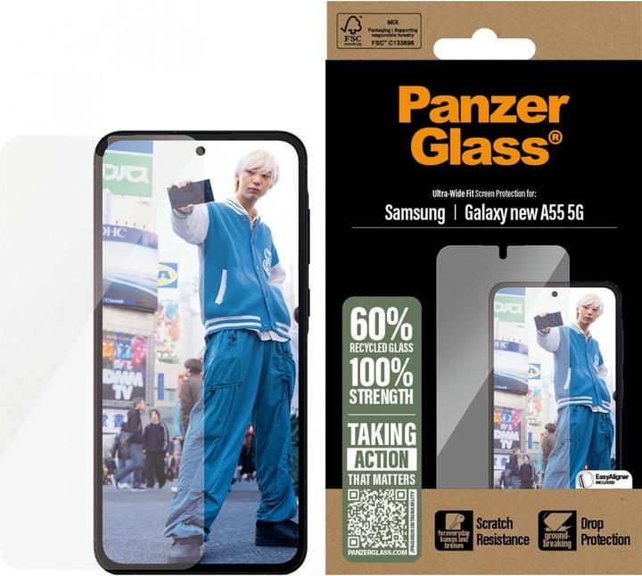 Produktbild PanzerGlass Ultra-Wide Fit (1 Stk., Samsung Galaxy A56 5G)