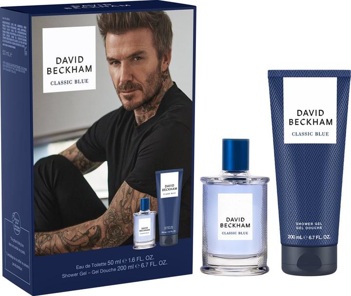 Actual product image David Beckham Classic Blue Eau de Toilette 50ml + Shower Gel 200ml (Perfume set)