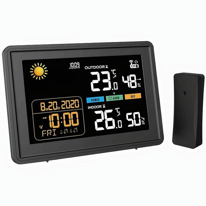 Produktbild Vonivi Wetterstation mit Funkuhr und Aussensensor