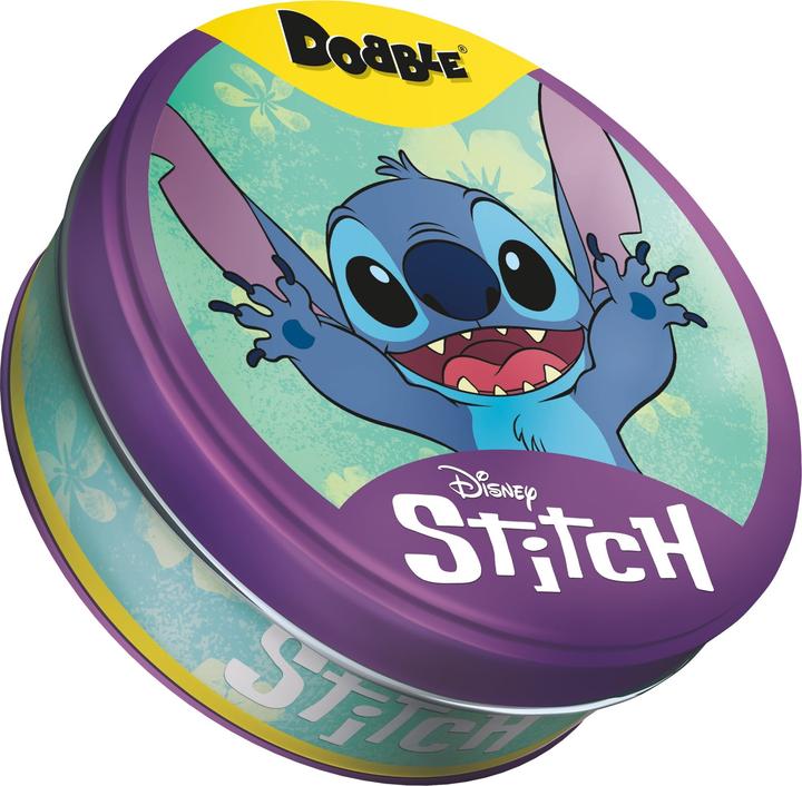 Productafbeelding Asmodée Asmodee Asmodee Dobble Stitch Kartenspiel? Such- und Beobachtungsspiel mit 55 Karten in Blechdose
