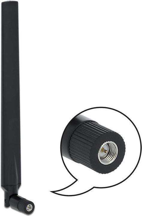 Image du produit Delock Antenne LTE SMA, 2.3dBi noir, joint basculant (GSM)