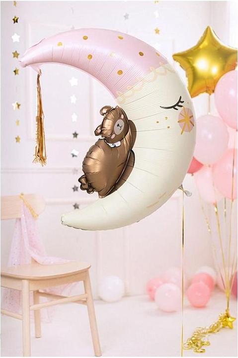 Produktbild Partydeco Ballon alu - Ourson sur la lune (1 x)