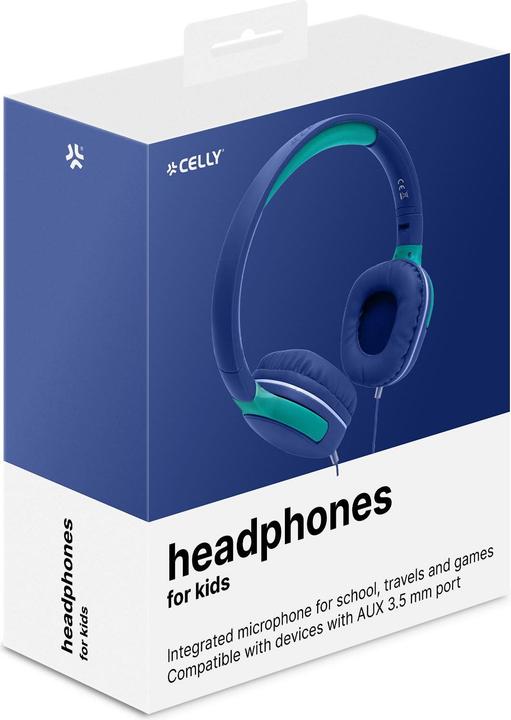 Produktbild Celly Wired Headphone For Kids Bl