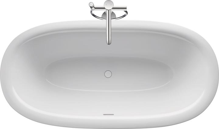 Actual product image Duravit Bathtub WHITE TULIP 1600x800 free-standing 2 back slopes white