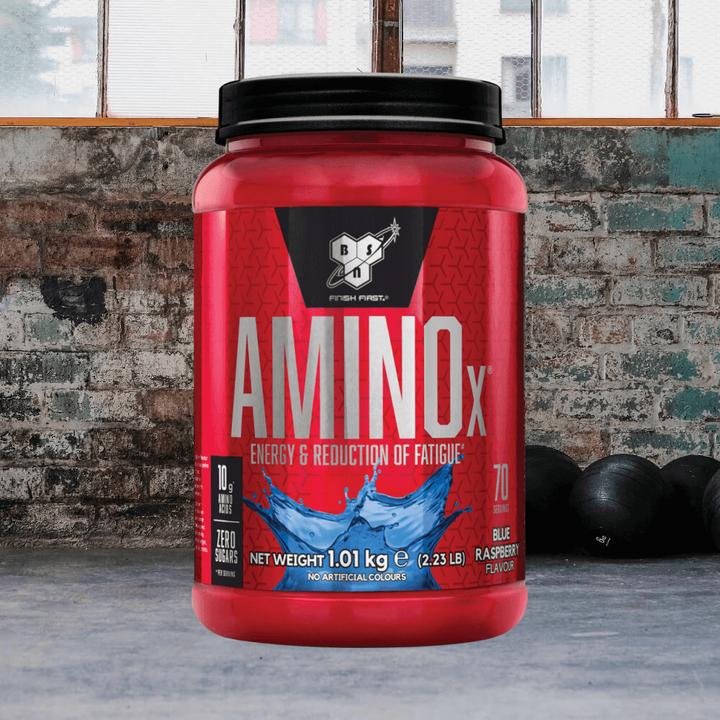 Actual product image BSN Amino X (Raspberry, 1 x, 1015 g)