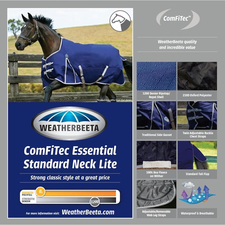 Produktbild Weatherbeeta Comfitec Lite Essential Standard Pferdedecke (85 cm)