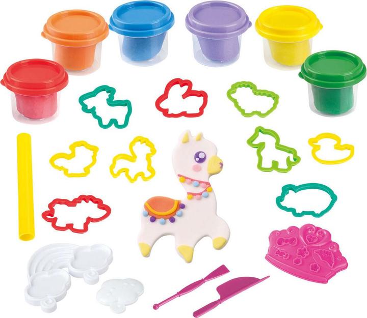 Image du produit Play Kit d'argile Farm Animals, 6 pots en argile