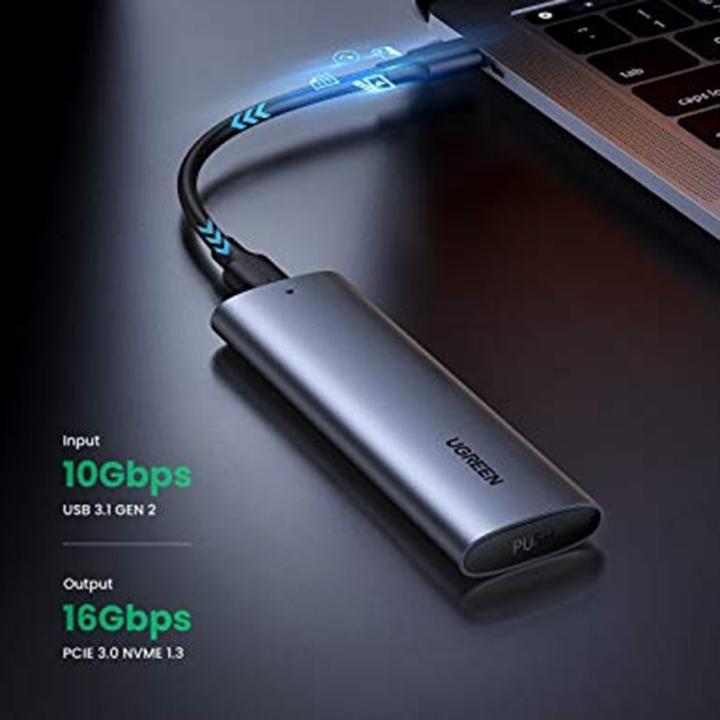 Actual product image Ugreen SSD Enclosure (M.2 2230, M.2 2242, M.2 2260, M.2 2280)