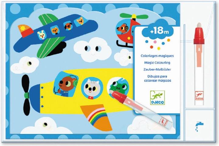 Actual product image Djeco Magic colouring pictures sky