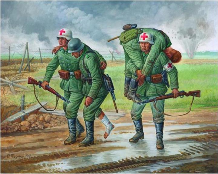 Produktbild Tamiya 1:72 Deut.Medizinisches Personal 1941-43