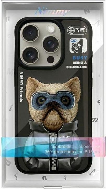 Immagine prodotto Audi Nimmy case iPhone 15 Pro Max 6.7" black Cool&Cute 2.0 Dog (Apple iPhone 15 Pro Max)