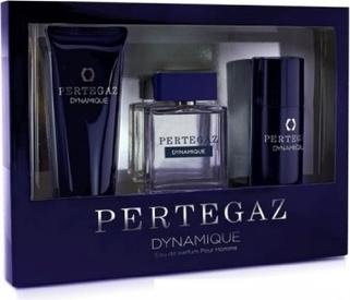Produktbild Saphir Set Pertegaz Dynamique Pour Homme Edp 100Ml + 230Ml + Deo Roll-On 150Ml (Parfum set)