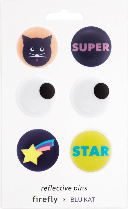 Firefly Reflectors Reflektor Anstecknadeln