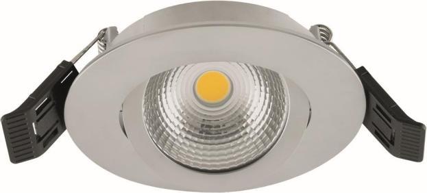 Image du produit EVN Spot LED encastrable IP44 ESW44N61502 6W 683lm 3000K dimmb orientable DA68 alu (683 lm)