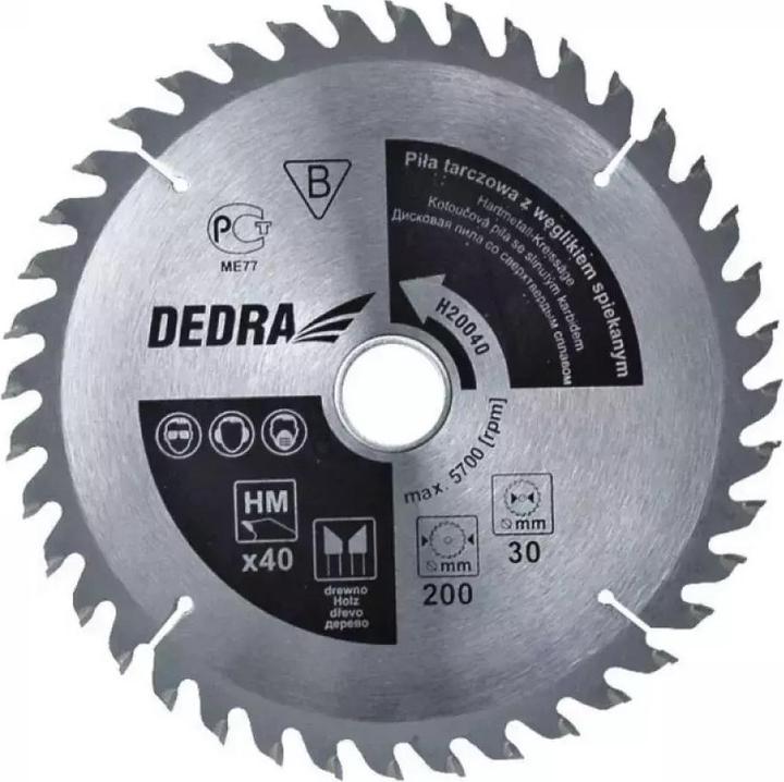 Produktbild Dedra Kreissäge 185x20mm 60z. mit gesintertem Hartmetall - H18560