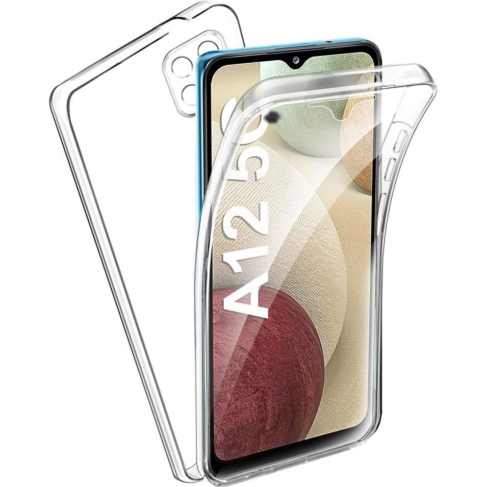 Screenguard 360° Screen & Body Protector Samsung Galaxy A12 Hülle mit Folie (Samsung Galaxy A12), Smartphone Hülle, Tran...