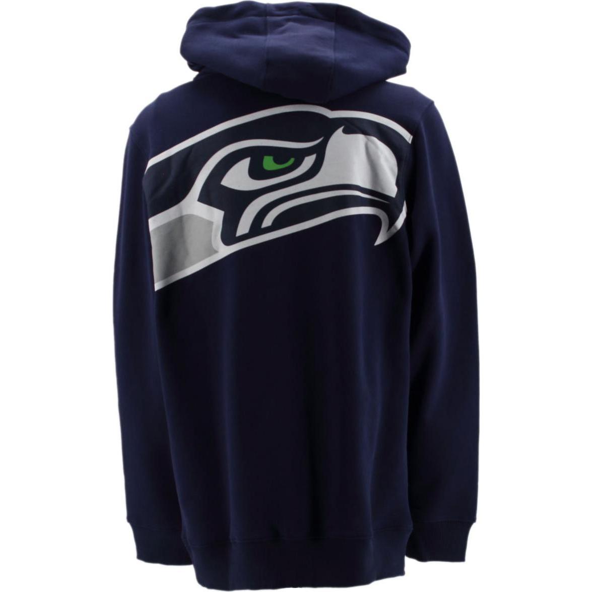 Thumbnail - Fanatics, Herren, Pullover, Oversized Graphic Hoodie Seattle Seahawks Sweat 2022MNVY1OVSSE, Blau, (M)