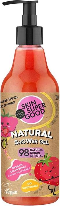 Image du produit Skin super good Gel de bain bio à la fraise avec diffuseur 500ml (Gel pour le corps, 500 ml)
