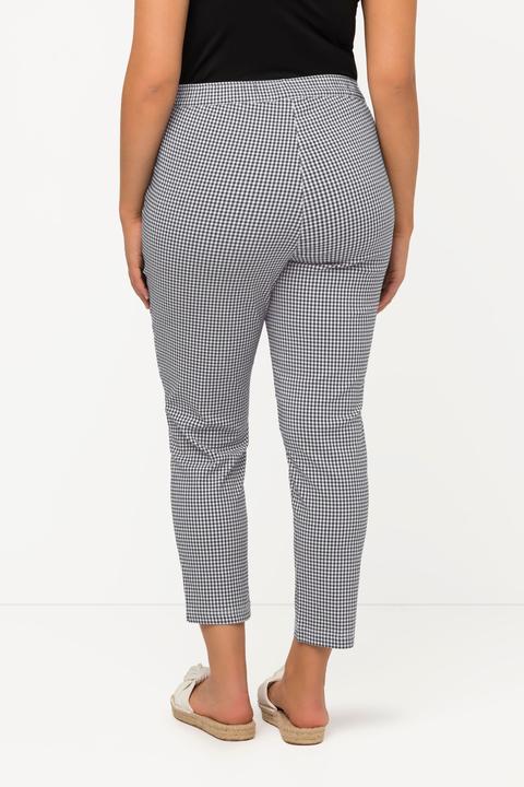 Produktbild Ulla Popken 7/8-Bengalinhose Sienna, Vichykaro, hochelastisch (56)