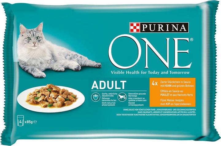Produktbild Purina ONE Adult (Adult, 4 Stk., 340 g)