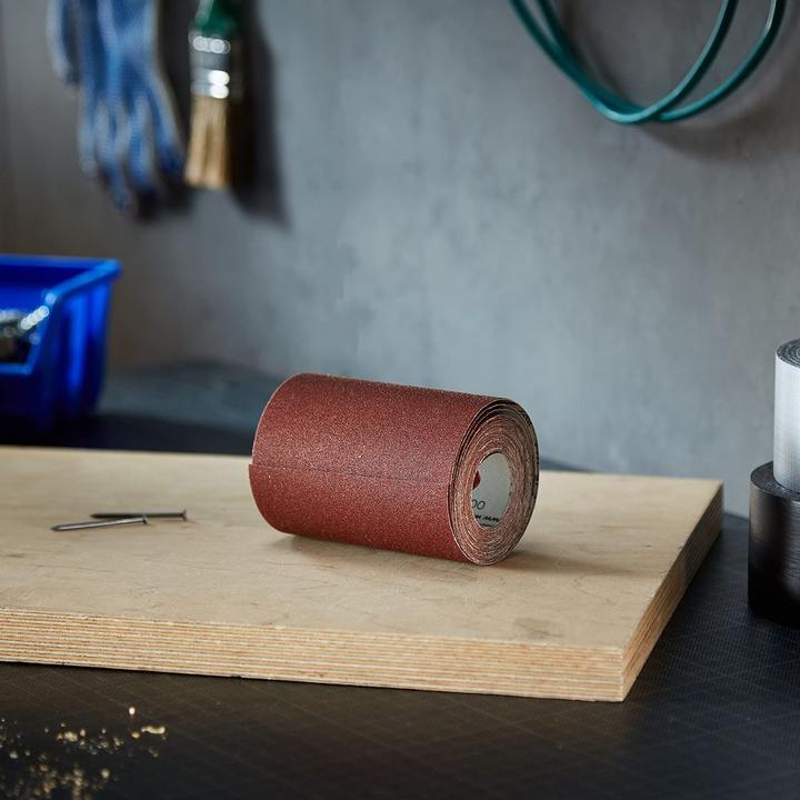 Produktbild wolfcraft 1 Schleifpapierrolle Kor. K120, 5mx93mm (120)