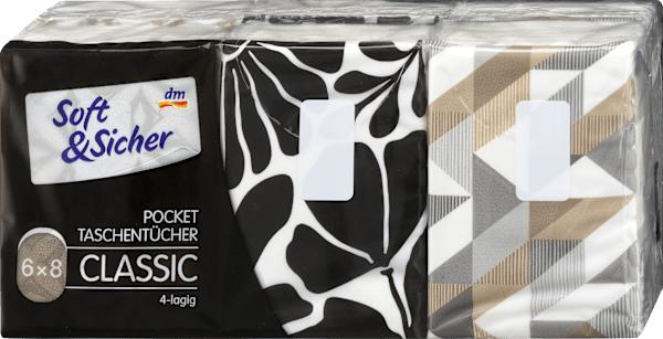Image du produit dm Soft&Sicher Mouchoirs Pocket (6x8 pièces)