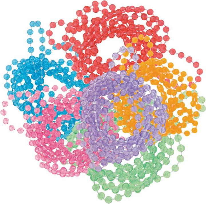 Immagine prodotto Unique Collane colorate trasparenti (6 pezzi)