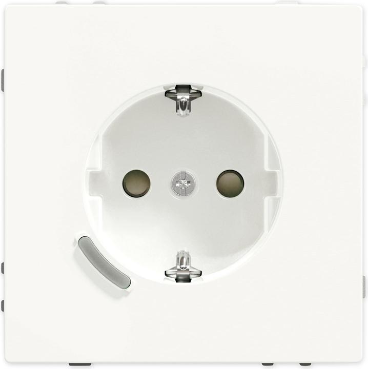 Actual product image Merten Socket outlet SCHUKO 16A System Design lotus white