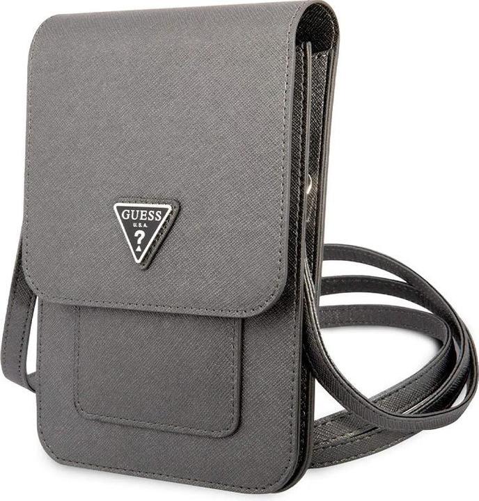 Actual product image Guess Torebka GUWBSATMGR szary/grey Saffiano Triangle