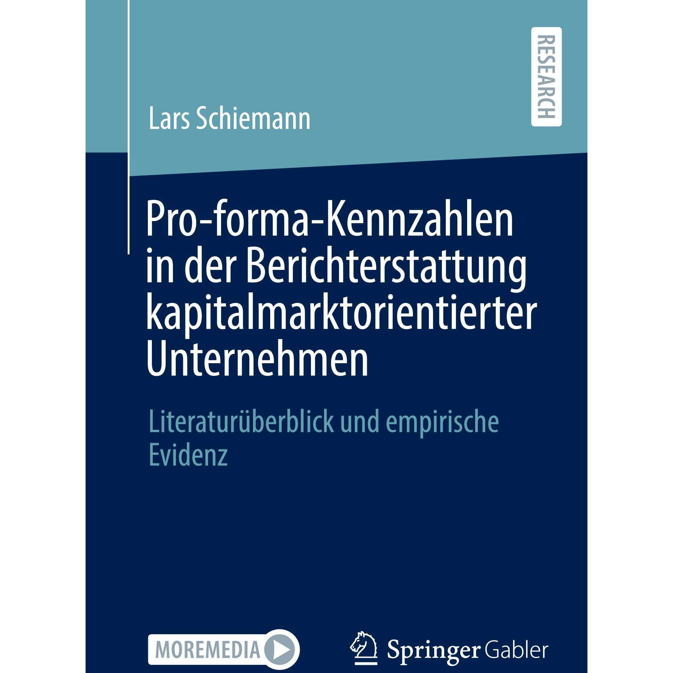 Schiemann:Pro-forma-Kennzahlen in der B, Fachbücher