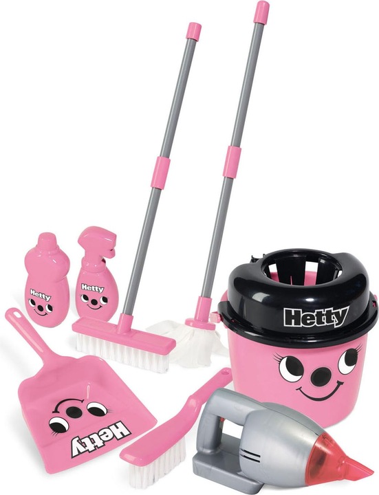 Actual product image Casdon Hetty Deluxe cleaning trolley playset