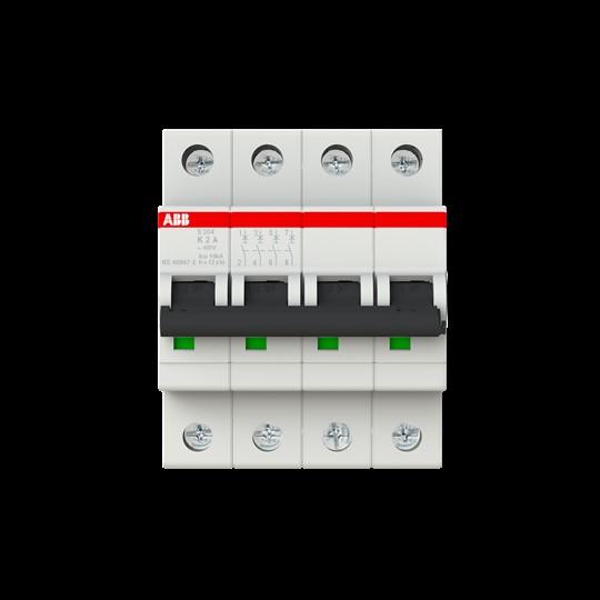 Actual product image ABB S204-K2 Automatic circuit breaker K-Char., 6 kA, 2CDS254001R0277
