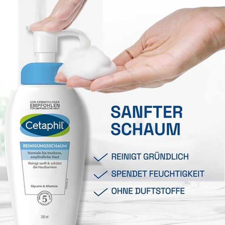 Actual product image Cetaphil Reinigungsschaum (Cleansing Foam, 200 ml)