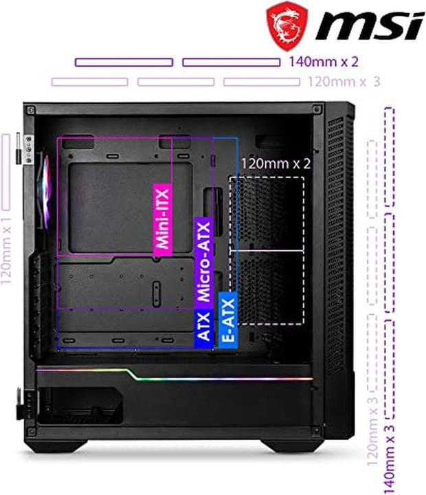 Produktbild MSI MPG VELOX 100R (ATX, mATX, Mini-ITX)