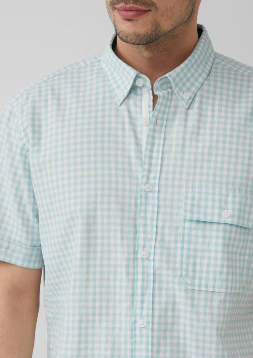 Image du produit S.Oliver Hemd Regular Fit: Kariertes Hemd aus Baumwolle mit Button-Down-Kragen (L)